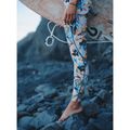Women's neoprene leggings O'Neill Bahia 1.5 mm black/demi floral/black 6