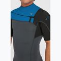 Men's wetsuit O'Neill Hammer 2mm Chest Zip SS Spring graphite/black/ocean 6