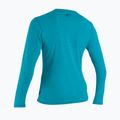 Women's swim longsleeve O'Neill Trvlr Hybrid Sun Shirt turquoise 2