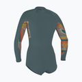 Women's O'Neill Bahia 2/1 Front Zip Short Spring shade/ arta geo/ shade wetsuit 2