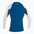 Men's O'Neill Premium Skins Rash Guard deep sea/ graphite/ white swimming longsleeve 2