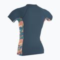Women's swim top O'Neill Side Print Rash Guard copen blue/painted tropics 2
