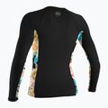 Women's swimming longsleeve O'Neill Side Print Rash Guard black/mikah floral 2
