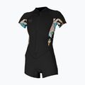 O'Neill Bahia 2/1 mm Front Zip Spring black/ micah floral/ black women's wetsuit 7