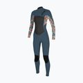 Children's wetsuit O'Neill Girls Epic 4/3 Chest Zip Full copen blue/painted tropics