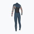 Children's wetsuit O'Neill Girls Epic 4/3 Chest Zip Full copen blue/painted tropics 2