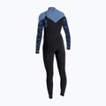 Women's wetsuit O'Neill Epic 4/3 mm Chest Zip Full black/stormy palm/faded denim 2