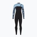Women's swimming wetsuit O'Neill Epic 5/4 mm Chest Zip Full black/stormy palm/faded denim 2