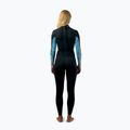 Women's swimming wetsuit O'Neill Bahia 3/2 Back Zip Full IQ5 black/surf abstract/chambray blue 4