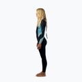 Women's swimming wetsuit O'Neill Bahia 3/2 Back Zip Full IQ5 black/surf abstract/chambray blue 5