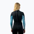 Women's swimming wetsuit O'Neill Bahia 3/2 Back Zip Full IQ5 black/surf abstract/chambray blue 7