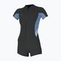 Women's wetsuit O'Neill Bahia 2/1 mm Front Zip Spring tempered steel/surf abstract
