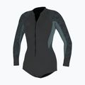 Women's wetsuit O'Neill Bahia 2/1 mm Front Zip Short Spring tempered steel/shade