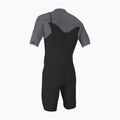 Men's swimming wetsuit O'Neill Hammer 2mm Chest Zip SS Spring IS6 tempered steel/smoke/smoke 2