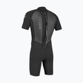 Men's swimming wetsuit O'Neill Reactor-2 2mm Back Zip SS Spring HJ5 black/black 2