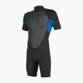 Men's swimming wetsuit O'Neill Reactor-2 2mm Back Zip SS Spring HJ5 black/ocean