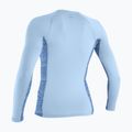 Swimming longsleeve O'Neill Hyperfreak Skins Rash Guard chambray blue/surf abstract 2