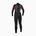 Women's swimming wetsuit O'Neill Reactor-2 3/2 Back Zip Full J18 black/punk pink 2