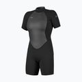 Women's swimming wetsuit O'Neill Reactor-2 2mm Back Zip SS Spring IS7 black/black