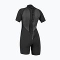 Women's swimming wetsuit O'Neill Reactor-2 2mm Back Zip SS Spring IS7 black/black 2