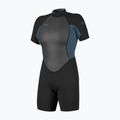 Women's swimming wetsuit O'Neill Reactor-2 2mm Back Zip SS Spring IS7 black/copen blue