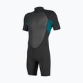 Children's swimming wetsuit O'Neill Youth Reactor-2 2mm Back Zip SS Spring black/tide pool