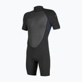 Children's swimming wetsuit O'Neill Youth Reactor-2 2mm Back Zip SS Spring black/slate