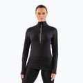 Women's thermal active sweatshirt Surfanic Cozy Zip Neck black