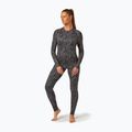 Women's thermal top Surfanic Cozy Limited Edition Crew Neck black zebra 2