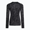 Women's Surfanic Cozy Limited Edition Crew Neck thermoactive longsleeve black zebra 5