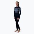 Women's thermal top Surfanic Cozy Limited Edition Crew Neck black fairisle 2