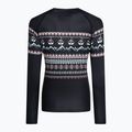 Women's Surfanic Cozy Limited Edition Crew Neck thermoactive longsleeve black fairisle 5