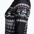 Women's thermal top Surfanic Cozy Limited Edition Crew Neck black fairisle 7