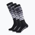 Ski socks Surfanic Pro Tech 3 pak Fairisle black 2