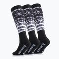 Ski socks Surfanic Pro Tech 3 pak Fairisle black 3