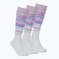 Ski socks Surfanic Pro Tech Fairisle 3 pak ice lilac