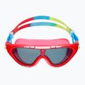 Speedo Rift Junior lava red/japan blue/smoke children's swim mask 8-01213B992 2