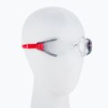 Speedo Futura Biofuse Flexiseal lava red/clear swim goggles 68-11313B991 2