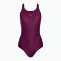 Speedo Boomstar Allover Muscleback women's one-piece swimsuit black-pink 68-12299B344