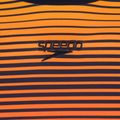 Speedo Women's Swimming Longsleeve Placement Wrap Back Top blue/orange 3