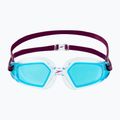 Speedo Hydropulse Junior deep plum/clear/light blue children's swimming goggles 68-12270D657 2