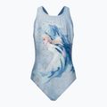 Speedo Digital Placement Splashback children's one-piece swimsuit blue 07386D787
