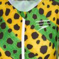 Speedo Placement Digital Highneck women's one-piece swimsuit green/yellow 3