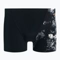 Men's Speedo Allover V-Cut Aquqshort swim boxers black-grey 68-09734F330