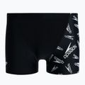 Men's Speedo Allover V-Cut Aquqshort swim boxers black 68-09734F392