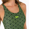 Speedo women's one-piece swimsuit Boomstar Allover Muscleback black/yellow 68-12299A599 4