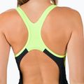 Speedo Fit Laneback women's one-piece swimsuit black and yellow 68-11389F344 6