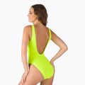 Speedo women's one-piece swimsuit Logo Deep U-Back F381 yellow 12369F381 3