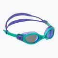 Speedo Futura Biofuse Flexiseal Mirror children's swimming goggles violet / emerald / saphire blue