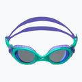Speedo Futura Biofuse Flexiseal Mirror children's swimming goggles violet / emerald / saphire blue 2